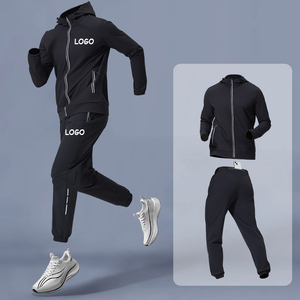 Completi <span class=keywords><strong>Tuta</strong></span> da Ginnastica da Uomo per Jogging e <span class=keywords><strong>Calcio</strong></span> con Logo Personalizzato - Product Image 1