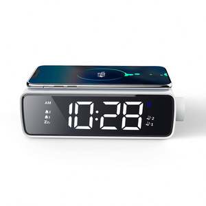 Custom Logo Promotional Durable ABS <b>Plastic</b> Simple Multi-Function LCD Desk Alarm Clock Snooze Temperature <b>Display</b> Gift - Product Image 2