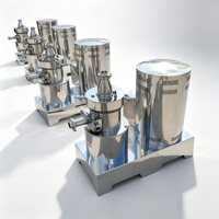 Industriële colloïdmolen voor het maken van fruitjam, puree en saus, SS304 pindakaasmachine, food grade 2-50 micron
