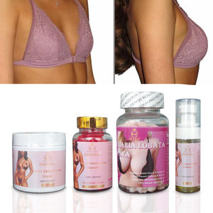 Meilleure Vente du Meilleur Complément Naturel pour la Croissance de la Poitrine chez la Femme, Ensemble de Gélules, Gummies, Crème et Sérum pour Améliorer le Galbe Mammaire - Product Image 5