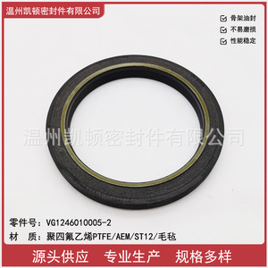Sello de Aceite PTFE para Cigüeñal de Motor Sinotruk 12L, VG12460100052, Repuesto Delantero y Trasero - Product Image 5