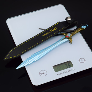 The <span class=keywords><strong>Elder</strong></span> <span class=keywords><strong>Scrolls</strong></span> V: Skyrim chillrend-Bản sao thanh kiếm thủy tinh mờ 21cm với vỏ bọc bằng da đầy mê hoặc - Product Image 3