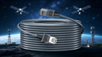 Cable de Extensión para Antena Parabólica Gen 3, Resistente al Agua, para Exteriores, 2m 5m 10m 15m 30m 46m, OEM, CE, RoHS