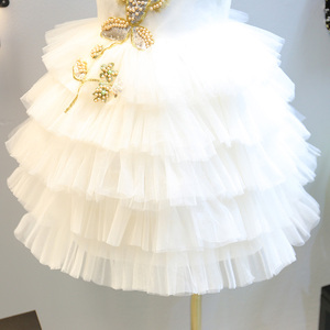 Nuevo Vestido Infantil Premium de Estilo Occidental con Cuentas y Encaje para Niñas, Ideal para Fiestas, Compra Directa de Proveedor Chino - Product Image 4