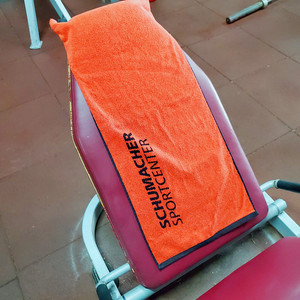 Logo di cotone jacquard di velluto di sport asciugamano <span class=keywords><strong>con</strong></span> tasca della chiusura lampo - Product Image 3