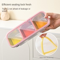 304 roestvrijstalen geïsoleerde lunchbox, voedselcontainer met compartimenten, geschikt voor vriezer en magnetron, opbergdoos voor fruit en groenten