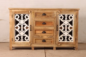 Contemporary Wooden <b>Sideboard</b> Cabinet with Multi <b>Storage</b> Compartments Buffet Cabinet for Home Dining Room Living Room Kitchen - Product Image 1