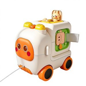 Cubo de Plástico Montessori para Educación Temprana Infantil, Juguete de Desmontaje y Montaje, Poliedro de Bolas, Juguete Educativo para Bebés - Product Image 1