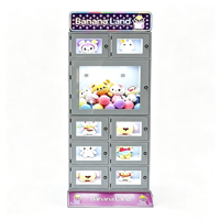 Vente en gros usine Distributeur automatique de capsules Magic Box pour intérieur, avec casier à prix, carte mère LED et détection de mouvement, pour modèles de poupées de boutique