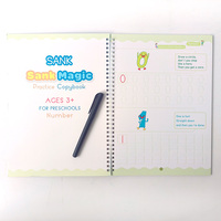 Cahier de Pratique Magique Personnalisé pour Enfants : Traçage des Chiffres Réutilisable, Cahier d'Activités Préscolaire à Spirale – Vente en Gros Usine