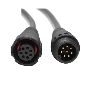 High Quality M6 M8 M10 M12 M16 M18 M20 Waterproof Connector 3 Pin 3 Core IP67 IP68 Female Male Plug LED Connector