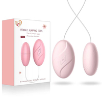 Vibrateur pour femmes en forme d'œuf, 9 fréquences, design œuf sauteur, jouet sexuel pour adultes, vente chaude