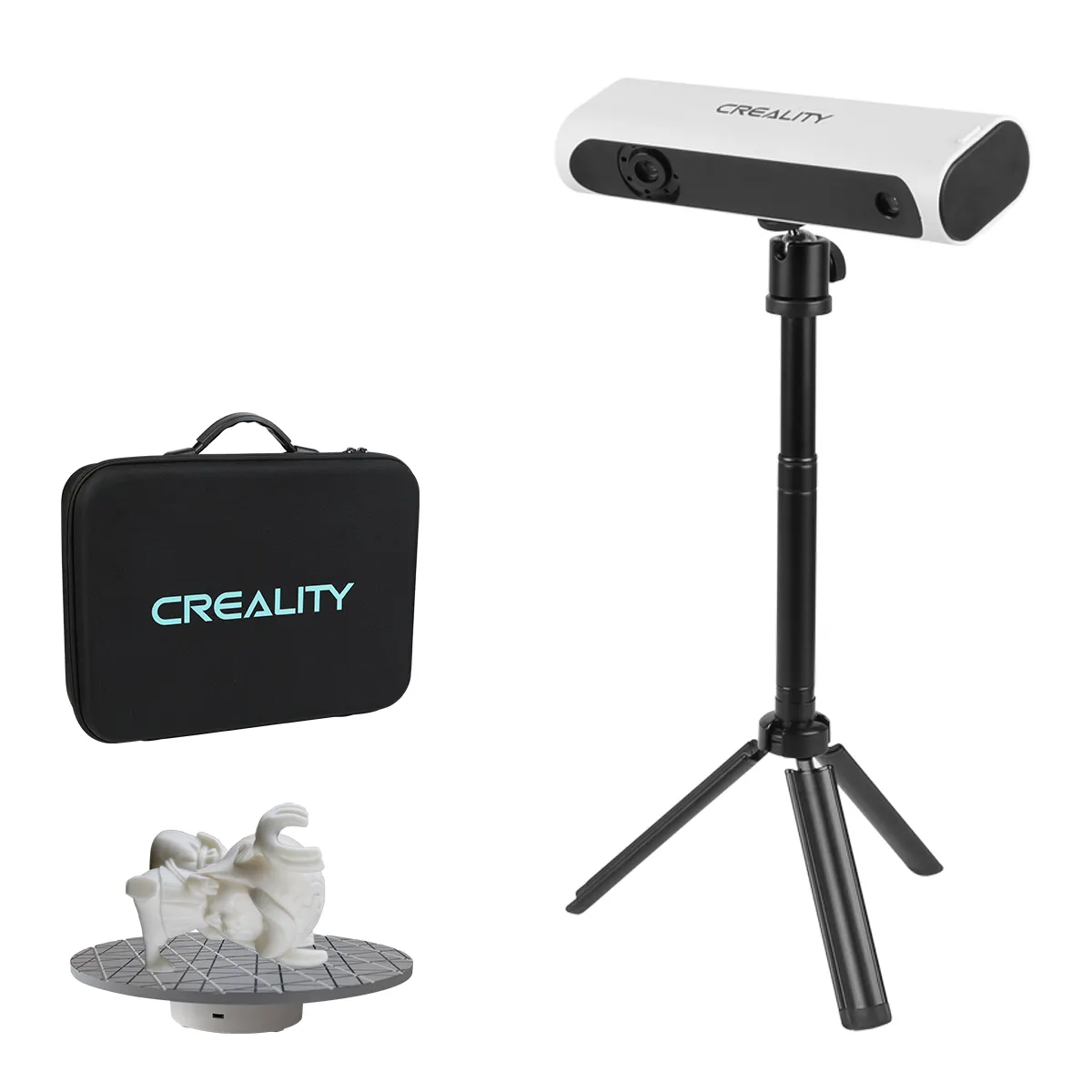 Creality 3D CR-Scan 01 3D Scanner 0.1mm Accuracy & 10 FPS Scan Speed, Intelligent Large-Scale Alignment Algorithm