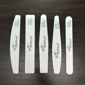 Dũa móng hình dạng cơ bản màu trắng tuyết tùy chỉnh màu Pantone OEM 100/180 - Product Image 2