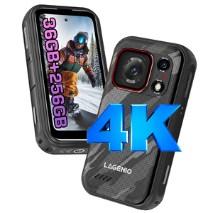 โทรศัพท์มือถือ LAGENIO Eagle <span class=keywords><strong>Pro</strong></span> รุ่นใหม่ ทนทาน รองรับ 5G กล้อง 50MP+48MP แบตเตอรี่ 3700mAh หน่วยความจำ 36(12+24)GB ความจุ 256GB มาตรฐานกันน้ำ IP68/IP69K พร้อมฟังก์ชั่น SOS รองรับ CDMA/LTE/GSM ซิมคู่ - Product Image 1
