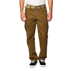 High Quality Men's Mid Waist <b>Cargo</b> Pants Loose Fit Straight <b>Leg</b> Multi-Pocket Casual Outdoor Khaki Waterproof Custom Made - Product Image 1