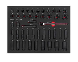 Set Perkakas Mekanik 139 pcs 1/4" 3/8" 1/2" <span class=keywords><strong>DR</strong></span>. Soket, Kunci, dan Troli Perkakas Bengkel - Product Image 5