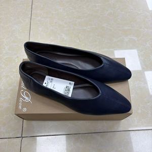 Zapatos <span class=keywords><strong>de</strong></span> Abuela para Ir al Trabajo - Zapatos Planos Negros para Mujer, Nuevo Estilo, Cómodos, Versátiles, Zapatos <span class=keywords><strong>de</strong></span> Cuero <span class=keywords><strong>de</strong></span> Una Pieza con Parte Superior Suave - Product Image 2