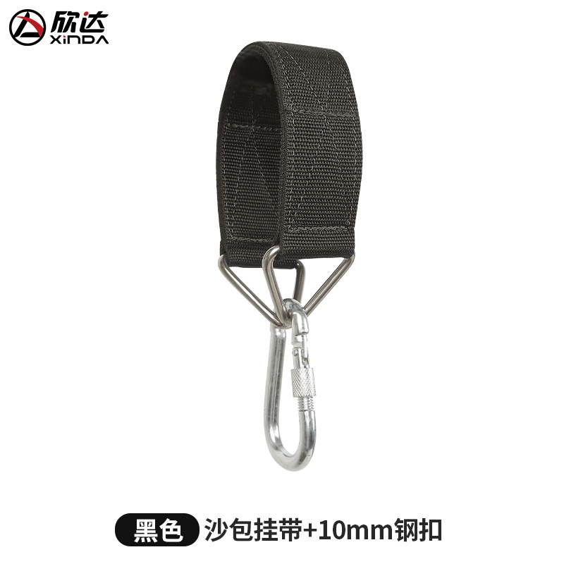 Correa negra con hebilla de 10 mm.