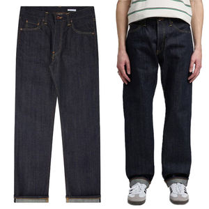 Custom High Quality Selvedge Denim <b>Jeans</b> Unwash Popular <b>Button</b> <b>Fly</b> Fashion Casual Japanese Denim <b>Jeans</b> ODM Supply - Product Image 1