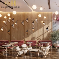 Diseño de Interiores para Cafeterías - Servicio de Renovación de Cafés Comerciales Personalizados (Decoración Rústica Moderna para Tiendas de Café)