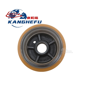Roues de <span class=keywords><strong>chariot</strong></span> élévateur Linde R14/R16 en polyuréthane, fournisseur de roues de <span class=keywords><strong>chariot</strong></span> élévateur, <span class=keywords><strong>roue</strong></span> de charge 285x100 0029902329, véhicule industriel - Product Image 3