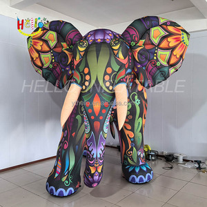 Animaux gonflables publicitaires personnalisés, éléphants gonflables colorés pour les événements festifs - Product Image 2