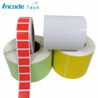 Grosir Label Perekat Polos Putih Kosong untuk Stiker Label Transfer Termal untuk Pencetak Termal Godex TSC