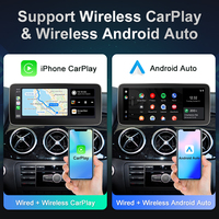 Autoradio de navigation tactile QLED compatible CarPlay, AM/FM DSP pour Mercedes Classe B 2013-2019, système NTG 4.5, GPS intégré