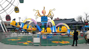 Fête <span class=keywords><strong>foraine</strong></span> Attraction Noël Parc d'attractions Rotary Game Fairground 30 Places Crazy Dancing Fly Big Octopus Rides à vendre - Product Image 6
