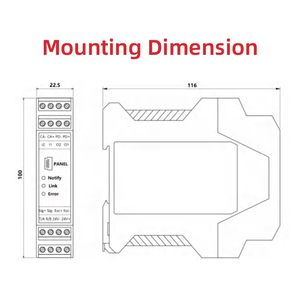 Mô Đun A/D Đầu Ra Kỹ Thuật Số T098D Bộ Phát Tải Tế Bào RS484 0-10V/4-20mA - Product Image 2