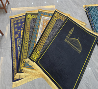 Offre Spéciale épais et doux maison mosquée islamique tapis antidérapant musulman tapis de prière tapis de dinde
