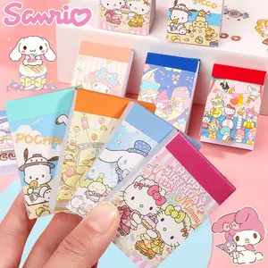 Sanrio स्टिकर Cinnamoroll Kuromi मोबाइल फोनों के कार्टून बच्चों के मिनी स्टिकर सजावटी हाथ खाते लैपटॉप स्टेशनरी स्टिकर