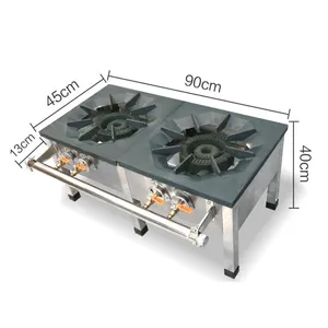 เตาแก๊สสแตนเลสสตีลสำหรับการค้า - Product Image 3