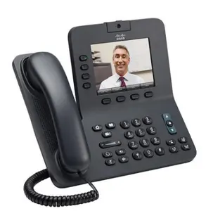 Ciss0 CP-8945-BE-K9 haute résolution 5 pouces diagonale appels vocaux de classe professionnelle téléphone SIP