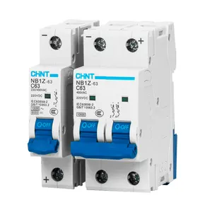 Original Chint Dc Breaker NB1-63DC MCB 1P/2P/3P/4P protection circuit safety switch Solar photovoltaic