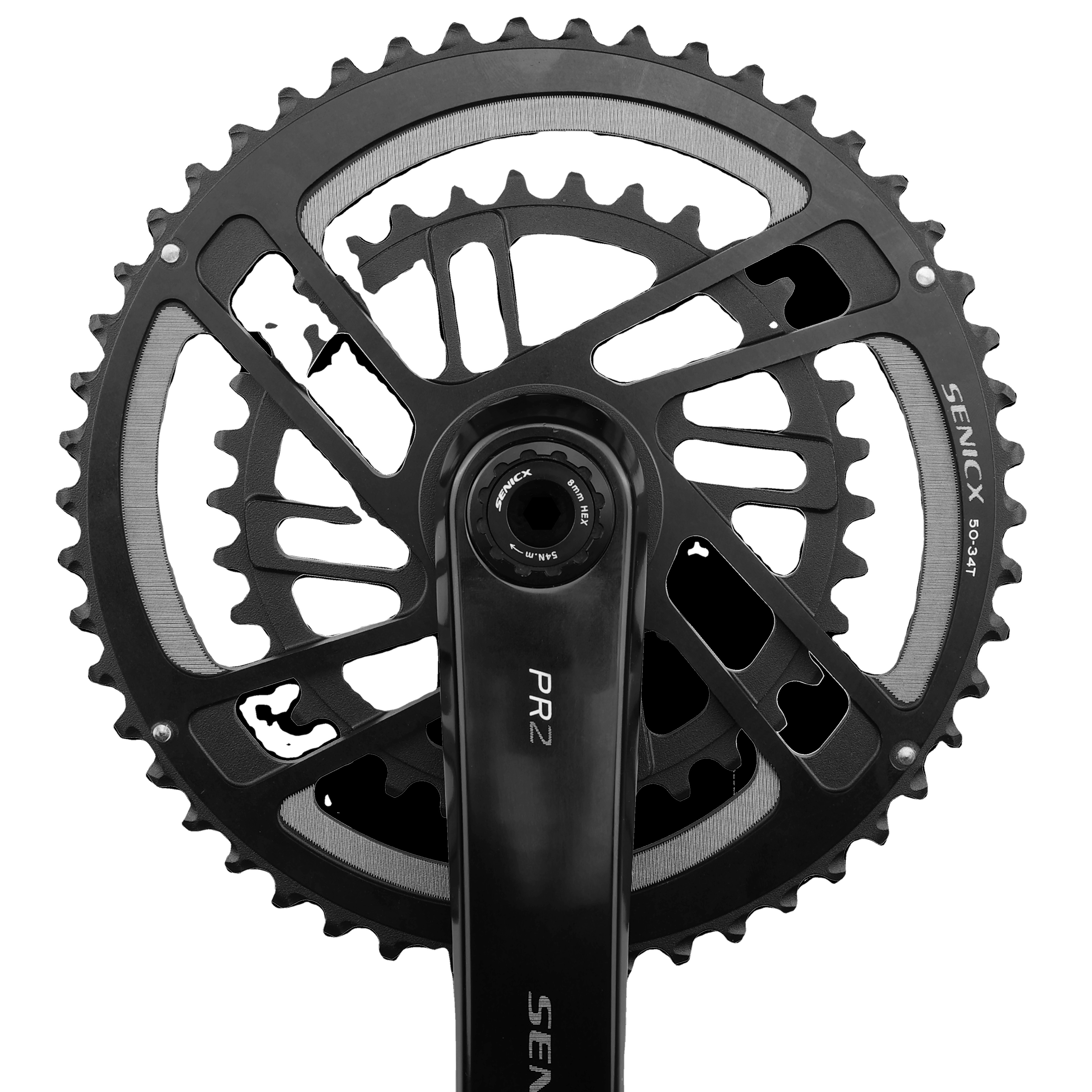SENICXロードバイククランクセットFC-PR2-A1/50T 36/52T 170/175mm下部