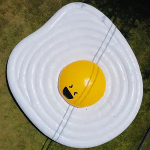 Inflatable उछाल वाले Trampoline पानी अस्थायी Trampoline अंडा आकार