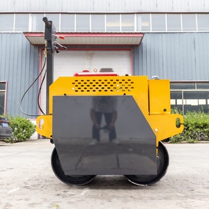 Compacteur à rouleaux vibrant à double tambour de 9 CV, autopropulsé pour routes - Product Image 4
