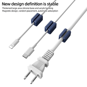 Soporte Magnético Grande para Cables con 6 Clips, Organizador de Cables para el Hogar, Oficina, Automóvil, Auriculares, Audífonos, Organizador de Cables - Product Image 3