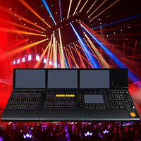 Console Pro Stage RDM DMX512 Grand Ma2 pleine grandeur Grand MA2 contrôleur de système Linux trois écrans