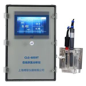 BOQU CLG-6059T reagenfrei und Gesamt chlor und Rest chlor analyze Controller Messwert analysator Messgerät Analysator