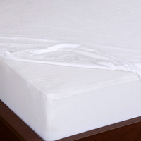 Drap de lit élastique housse de matelas imperméable Offre Spéciale emballage complet en fibre de bambou Queen King Size 50 adultes blancs tricoté uni