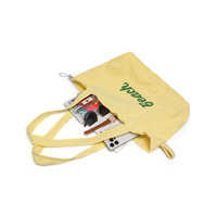 Sac fourre-tout coréen personnalisé OEM en nylon réutilisable, imperméable, style plage et école, motif dessin animé, tendance