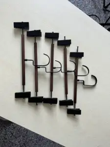 Factory Wholesale Custom High Quality Wooden Hanger Pants Hanger