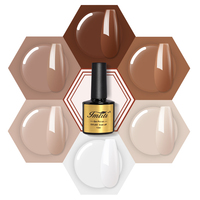 Gel UV Usine Vente en gros Bas quantité minimale de commande Personnalisé Ongles Manucure Salon Peinture Art Vernis Longue Durée Brun Couleur Gel Vernis à Ongles