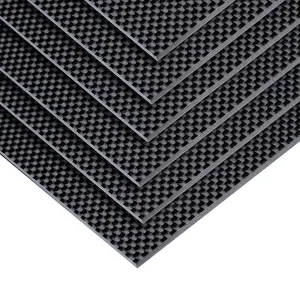 Factory 3k Carbon Fiber Sheet 500*500mm Forged 100% Carbon Fiber Plate Wall Panel