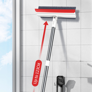 Koocca Có Thể Điều Chỉnh Chổi Phòng Tắm Nhà Làm Sạch Bàn Chải Nước <span class=keywords><strong>Squeegee</strong></span> Với Cứng Lông Cho Góc Khoảng Cách Sàn Sạch Bàn Chải Làm Sạch - Product Image 2