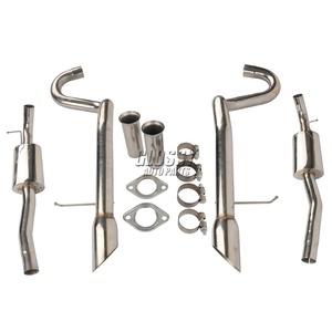 ท่อไอเสียคู่แบบมันวาวสำหรับ94-98มัสแตง V8 <span class=keywords><strong>4.6</strong></span> 5.0L 2.25 "Downpipe - Product Image 2