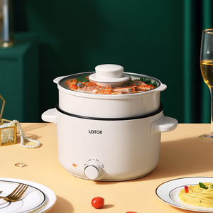 <span class=keywords><strong>Pot</strong></span> de cuisson antiadhésif électrique portable idéal pour les nouilles Ramen <span class=keywords><strong>Hot</strong></span> <span class=keywords><strong>Pot</strong></span> et Steamer Utilisation - Product Image 5
